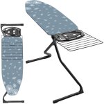 Kadax - table  repasser 120x42cm avec support en fer large table pliante