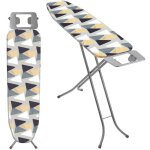 Table  repasser pour centrale vapeur, planche pliable avec housse en coton, support de fer intgr et ...