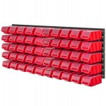 Kadax - toolboard atelier mur 116x39cm 50 plateaux atelier