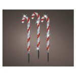Kaemingk deco noel, 3 sucre d'orge lumineux 61 cm
