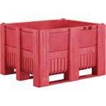 Kaiserkraft - frankel caisse - palette, capacit� 610 l, rouge