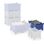 Kaiserkraft - frankel caisse - palette gerbable en polythylne,