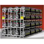 Kaiserkraft - frankel rayonnage galvanis pour pneus, rayonnage