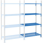 Kaiserkraft - manorga, rayonnage embo�table � tablettes tubulaires, hauteur