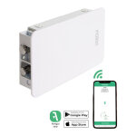 Kamo serrure connect�e smartphone pour porte d'entr�e, verrou de porte �lectronique invisible, serrure ...