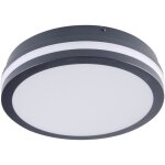 Kanlux - plafonnier led ip65 ? dtecteur mouvement ? 18w ? 220mm ? graphite