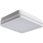 Kanlux - plafonnier led ip65 - d�tecteur mouvement - 24 / 30w - blanc - 260x57mm