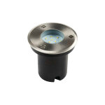 Spot led encastrable sol 1w tanche rond blanc du jour 6400k