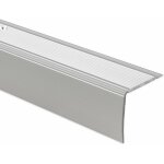 Karat ? seuil d'escalier en aluminium pr� - perc� argent ? longueur 134 cm ? largeur 30 mm ? hauteur ...