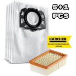 Convient pour k�rcher wd 4, wd 5, wd 6, wd 4290 / 5200 m / 5300 m / 5600 mp sac filtre � peluches + filtre ...