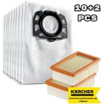 Convient pour k�rcher wd 4, wd 5, wd 6, wd 4290 / 5200 m / 5300 m / 5600 mp sac filtre � peluches + filtre ...