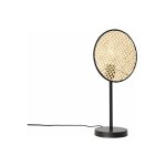Kata - lampe de table - 1 lumire -  25 cm - naturel - oriental, rustique - clairage intrieur - salon ...