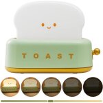 Kcvv - veilleuse enfant, led lampe de chevet toaster, veilleuse b�b� rechargeable usb, veilleuse bebe ...