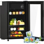 Mini r�frig�rateur, 76 l(3l + 73l), petit r�frig�rateur silencieux � boissons, �conome en �nergie, r�glables, ...