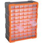 Organisateur bo�te � outils de rangement 60 tiroirs en plastique, casier � vis outils - 37x15. 5x47cm ...