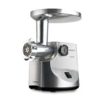Kenwood ? hachoir � viande �lectrique 1600w ? m�tal bross� ? capacit� 2, 08 kg / min ? 3 grilles et 4 ...