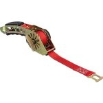 Kerbl - sangle de portage � enrouleur automatique grip 25mm 20kg 2, 5m rouge