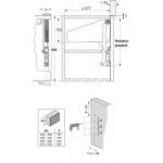 Kit de compas de relevage free slide - ferrures droite / gauche, 2 attaches faade, 2 fixations h320 ...