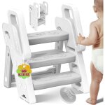 Kidiz� tabouret pour enfants escabeau pliable � 3 marches tour d'apprentissage pliable de 18 mois � 6 ...