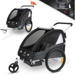 Remorque pour enfants remorque vlo sport - rx 2 en 1 fonction jogger remorque vlo pour enfants + ceinture ...