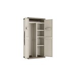 Kis - armoire en résine exellence xl porte - balai cm 89x54x182 h Kis - armoire en résine exellence xl porte - balai cm 89x54x182 h