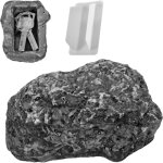 Key hider fake rock cachez un porte - cl�s de rechange, o�te � cl�s ext�rieur en r�sine cl�s roche pour ...