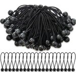 Keyoung - 75 tendeurs lastiques avec boules, attaches lastiques pour bches, chapiteaux, bannires, ...