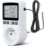 Prise minuteur digital, prise programmable digitale avec sonde, minuterie numrique programmable, prise ...