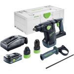 Festool - khc 18 eb - basic marteau combin sans fil 18 v 2, 6 j sds - plus brushless + 1x batterie 4, ...