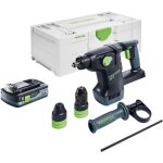 Festool - khc 18 eb - basic marteau combin sans fil 18 v 2, 6 j sds - plus brushless + 1x batterie 4, ...