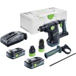 Festool - khc 18 eb - basic marteau combin sans fil 18 v 2, 6 j sds - plus brushless + 2x batterie 4, ...