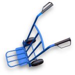 Kibros - chariot diable bleu charge 180 kg plateau pivotant repliable - quantité x 1 - chariot 180 kg ... Kibros - chariot diable bleu charge 180 kg plateau pivotant repliable - quantité x 1 - chariot 180 kg ...