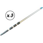 Perche manche tlescopique aluminium pour raclette lave - vitre moerman - quantit x 3 - longueur 1, ...
