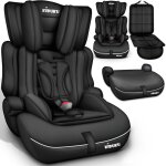 Kiduku sige auto pour enfants sige auto 9 - 36kg groupe 1 + 2 + 3 noir