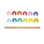 Marqueur verre arc en ciel