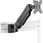 Kimex - bras moniteur pc 13'' - 27'' pour rail de fixation slatwall