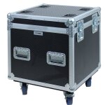 Kimex - flight case type malle 60 x 60 x 60 cm + rangement intrieur