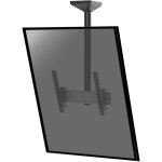 Kimex - support plafond inclinable pour 1 cran portrait 43'' - 75'' - hauteur 100cm