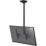 Kimex - support plafond inclinable pour 1 cran tv 43'' - 75'' - hauteur 150cm