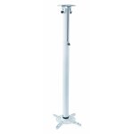 Kimex - support plafond vidéoprojecteur, hauteur 70 - 117cm, blanc Kimex - support plafond vidéoprojecteur, hauteur 70 - 117cm, blanc
