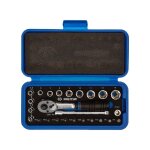 Coffret de douilles et accessoires 1 / 4' - 25 pices king tony