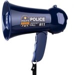 Enfant m�gaphone - cri + alarme + enregistrement (10 secondes) - bleu