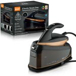 Fer  repasser, fer  vapeur, semelle antiadhsive, portable, 3000w, noir