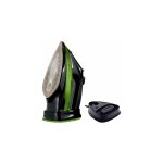 Fer  repasser, fer  vapeur, fer repasser voyage semelle antiadhsive, 2400w, sans fil, 360ml, vert ...