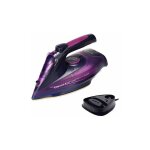 Fer à repasser, fer à vapeur, fer repasser voyage semelle antiadhésive, 2400w, sans fil, 360ml, violet ... Fer à repasser, fer à vapeur, fer repasser voyage semelle antiadhésive, 2400w, sans fil, 360ml, violet ...