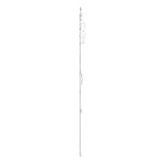 Crmone serrure pf h100 avec sortie de tringle - type de verrouillage : 1 galet e - axe de fouillot (mm) ...