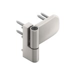 Kintech - paumelle pvc 105 nn - finition : laqué anodisé f9 - recouvrement (mm) : 19 - 21. 5 - roto Kintech - paumelle pvc 105 nn - finition : laqué anodisé f9 - recouvrement (mm) : 19 - 21. 5 - roto