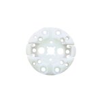 Support pour moteur de volet roulant, platine pvc pour ø 45mm - selve Support pour moteur de volet roulant, platine pvc pour ø 45mm - selve