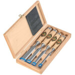 Kirschen - (1141) coffret en bois de 4 ciseaux à bois no°1001 Kirschen - (1141) coffret en bois de 4 ciseaux à bois no°1001