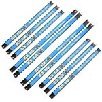 Wiltec kit de 10 barres porte - outils ? 6x 46 cm, 4x 61 cm ? capacit� 13 kg par barre ? barres magn�tiques ...